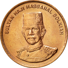Moneta, BRUNEI, Sultan Hassanal Bolkiah, Sen, 1994, SPL-, Acciaio ricoperto in