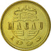 Monnaie, Macau, 10 Avos, 1993, British Royal Mint, SUP, Laiton, KM:70