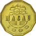 Macau, 20 Avos, 1993, British Royal Mint, SPL-, Ottone, KM:71