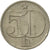 Coin, Czechoslovakia, 50 Haleru, 1979, EF(40-45), Copper-nickel, KM:89