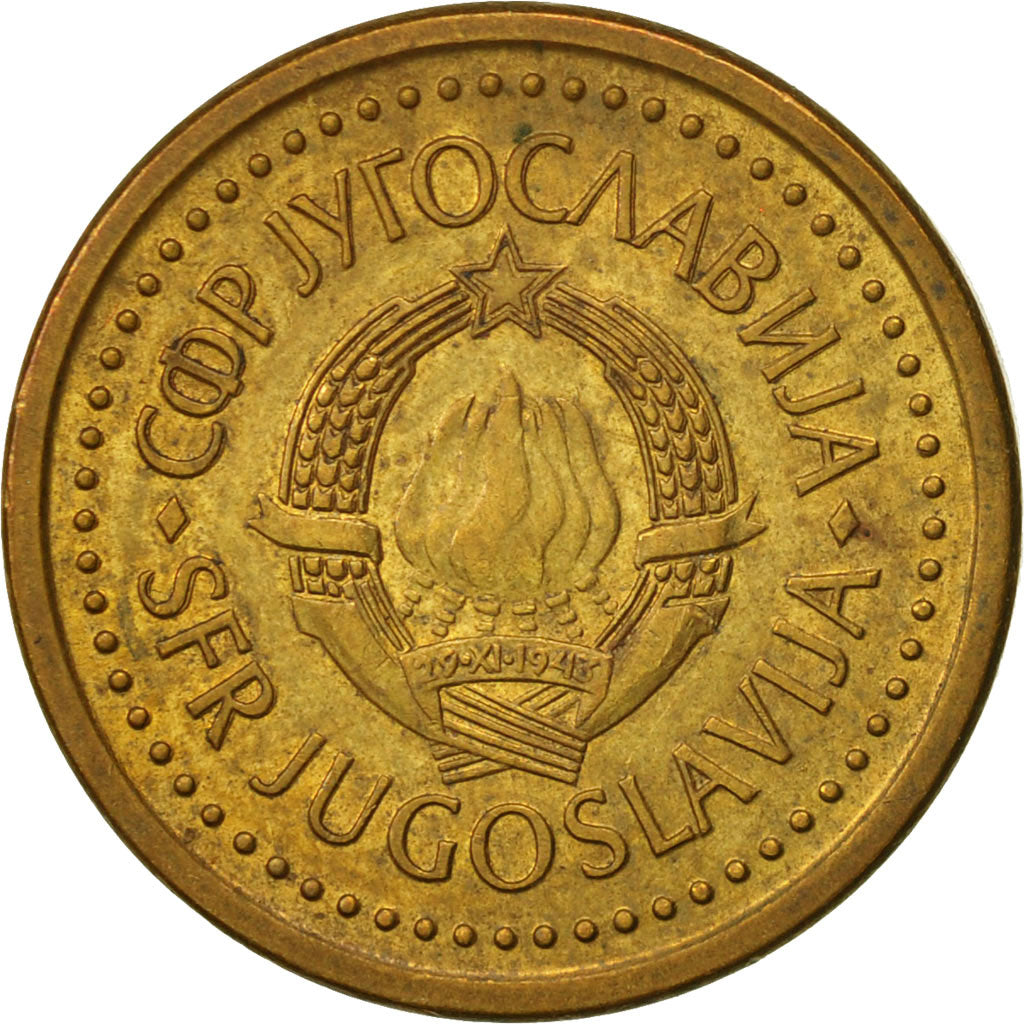 Moneta, Iugoslavia, 10 Para, 1990, BB+, Ottone, KM:139