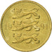 Coin, Estonia, 5 Senti, 1991, AU(50-53), Aluminum-Bronze, KM:21