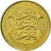 Estonia, 5 Krooni, 1993, AU(50-53), Brass, KM:29