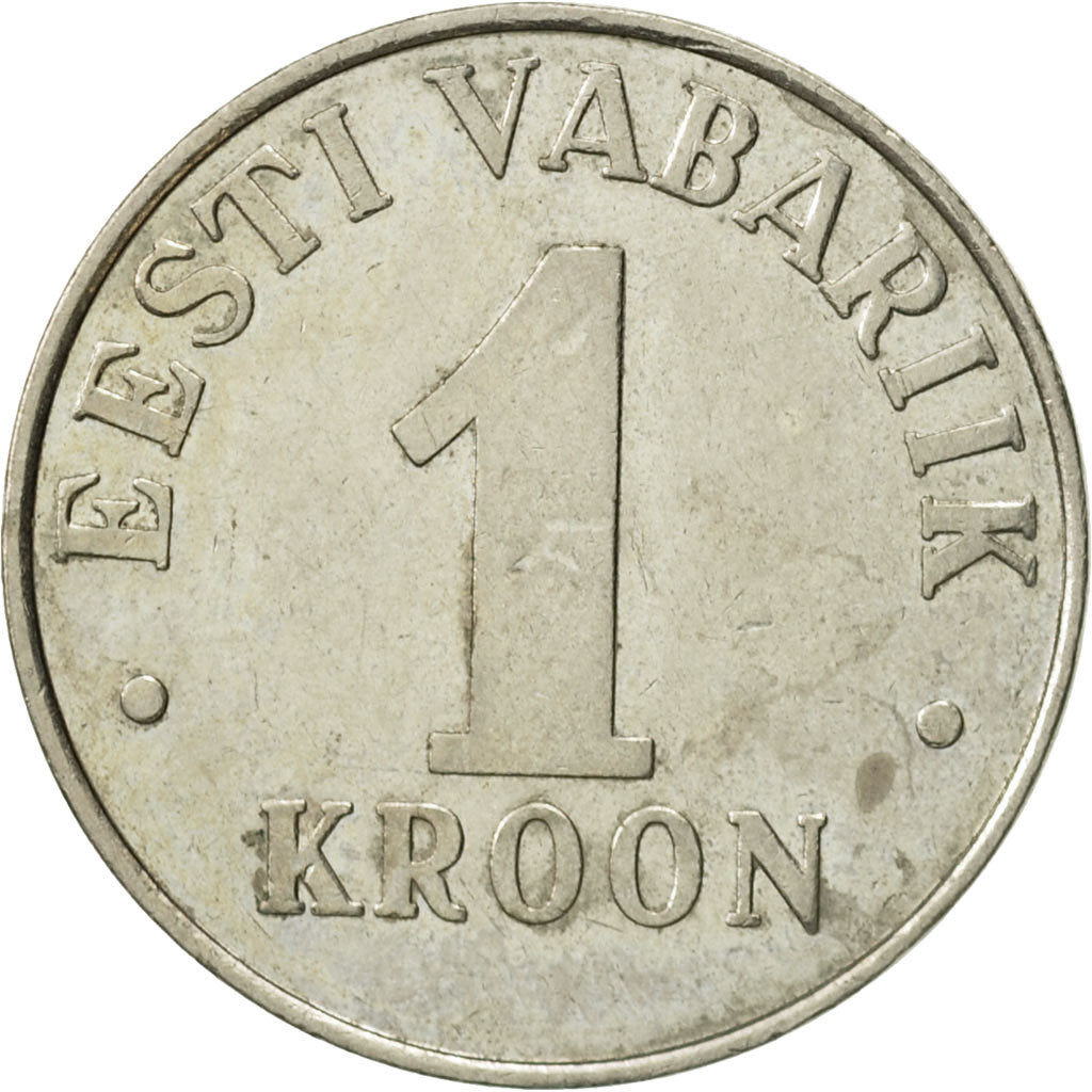 Coin, Estonia, Kroon, 1995, AU(50-53), Copper-nickel, KM:28
