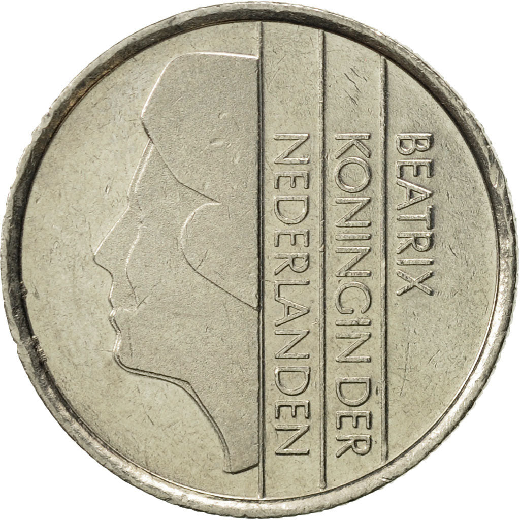 Munten, Nederland, Beatrix, 25 Cents, 1982, PR, Nickel, KM:204