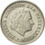 Coin, Netherlands, Juliana, 10 Cents, 1966, AU(55-58), Nickel, KM:182