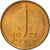 Moneda, Países Bajos, Juliana, Cent, 1973, MBC+, Bronce, KM:180