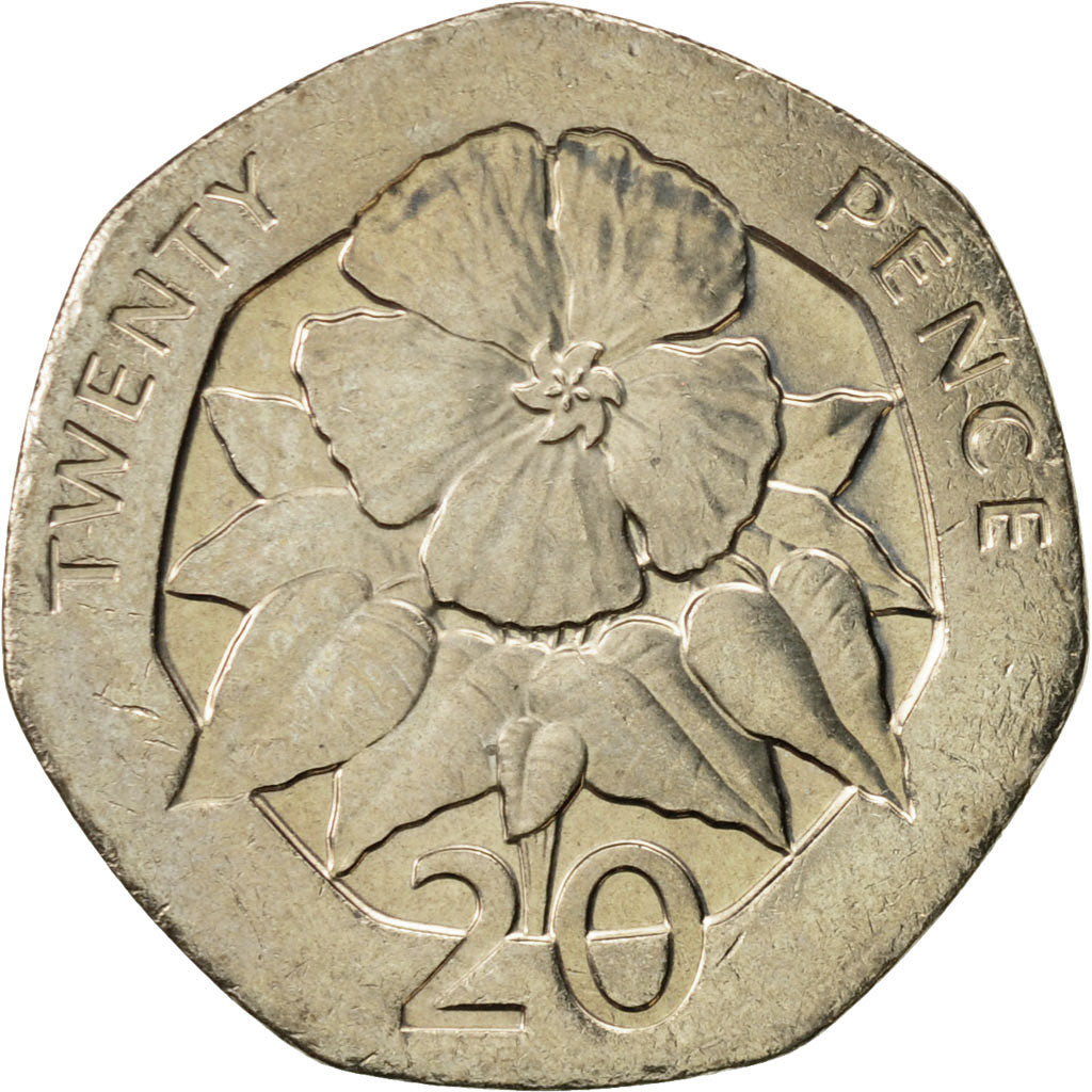 SAINT HELENA & ASCENSION, Elizabeth II, 20 Pence, 1998, British Royal Mint