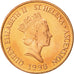 SAINT HELENA & ASCENSION, Elizabeth II, 2 Pence, 1998, British Royal Mint