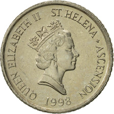 SAINT HELENA & ASCENSION, Elizabeth II, 5 Pence, 1998, British Royal Mint
