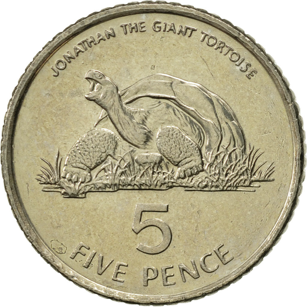 SAINT HELENA & ASCENSION, Elizabeth II, 5 Pence, 1998, British Royal Mint