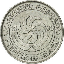 Coin, Georgia, Thetri, 1993, AU(55-58), Stainless Steel, KM:76