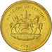 Lesotho, Letsie III, 2 Lisente, 1992, AU(55-58), Brass, KM:55