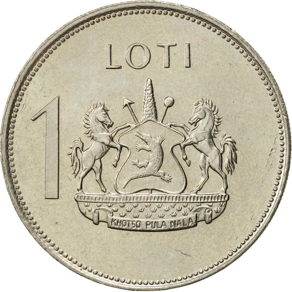 Lesotho, Moshoeshoe II, Loti, 1979, SPL-, Rame-nichel, KM:22