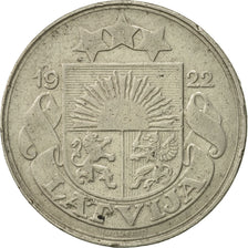 Latvia, 50 Santimu, 1922, TTB, Nickel, KM:6