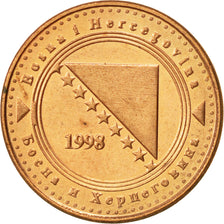 BOSNIA-ERZEGOVINA, 10 Feninga, 1998, British Royal Mint, SPL-, Acciaio placcato