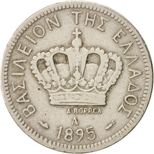 Greece, George I, 20 Lepta, 1895, Athens, KM:57