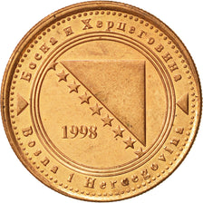 Moneta, BOSNIA-HERZEGOVINA, 20 Feninga, 1998, British Royal Mint, AU(55-58)