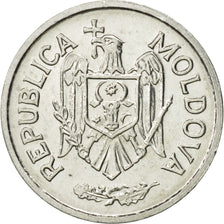 Coin, Moldova, 25 Bani, 1995, AU(55-58), Aluminum, KM:3