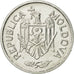 Coin, Moldova, 25 Bani, 1995, AU(55-58), Aluminum, KM:3