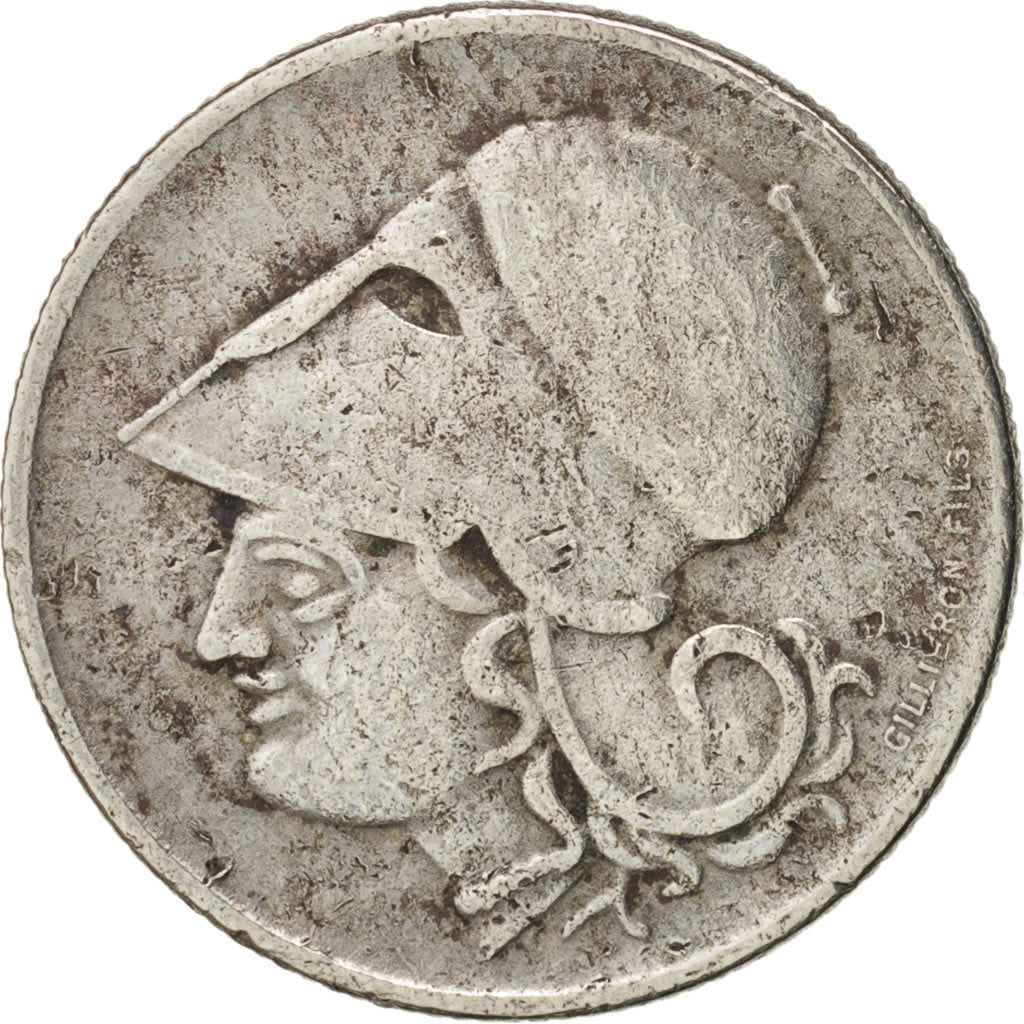 Grecia, 20 Lepta, 1926, MB, Rame-nichel, KM:67