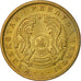 Kazakhstan, 10 Tyin, 1993, AU(55-58), Copper Clad Brass, KM:3a