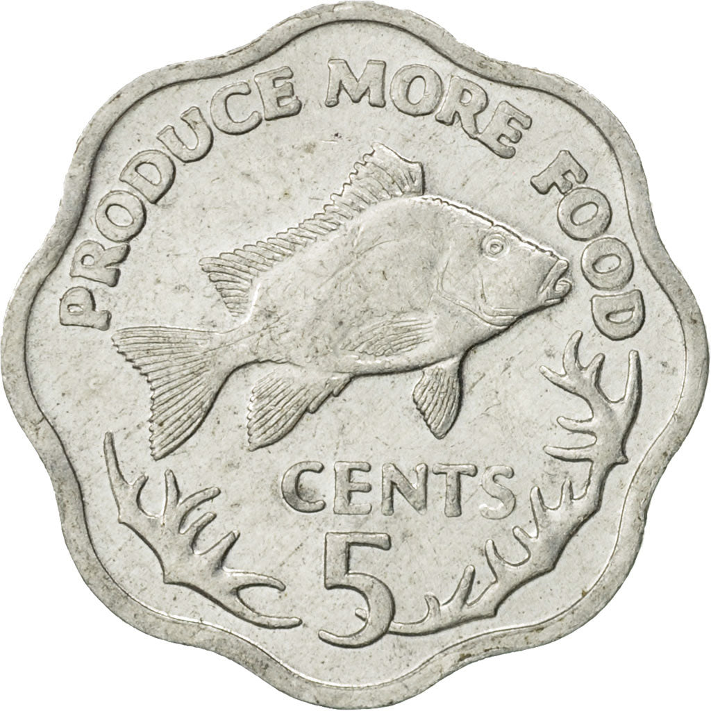 Seychelles, 5 Cents, 1977, British Royal Mint, AU(55-58), Aluminum, KM:31