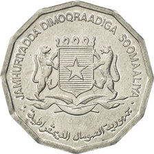 Coin, Somalia, 10 Senti, 1976, AU(55-58), Aluminum, KM:25