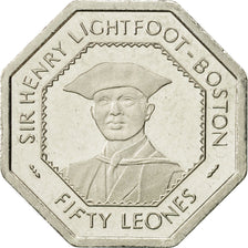 Sierra Leone, 50 Leones, 1996, AU(55-58), Nickel Bonded Steel, KM:45