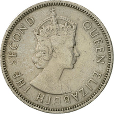 Seychelles, 1/2 Rupee, 1967, British Royal Mint, BB, Rame-nichel, KM:12