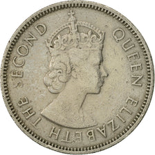 Seychelles, 1/2 Rupee, 1967, British Royal Mint, EF(40-45), Copper-nickel, KM:12