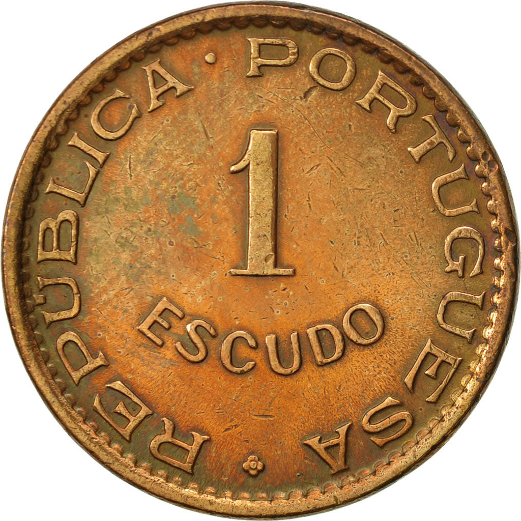 Coin, Angola, Escudo, 1974, EF(40-45), Bronze, KM:76