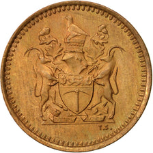Rhodesia, 1/2 Cent, 1975, British Royal Mint, EF(40-45), Bronze, KM:9