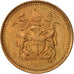 Rhodesia, 1/2 Cent, 1975, British Royal Mint, EF(40-45), Bronze, KM:9