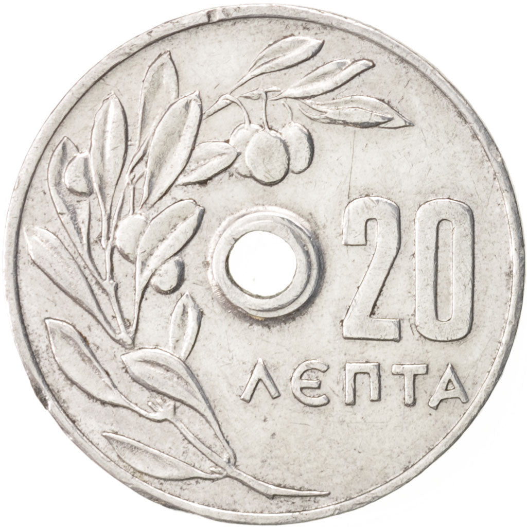 Greece, 20 Lepta, 1971, KM:79