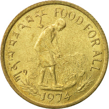 Bhutan, 20 Chetrums, 1974, EF(40-45), Aluminum-Bronze, KM:39