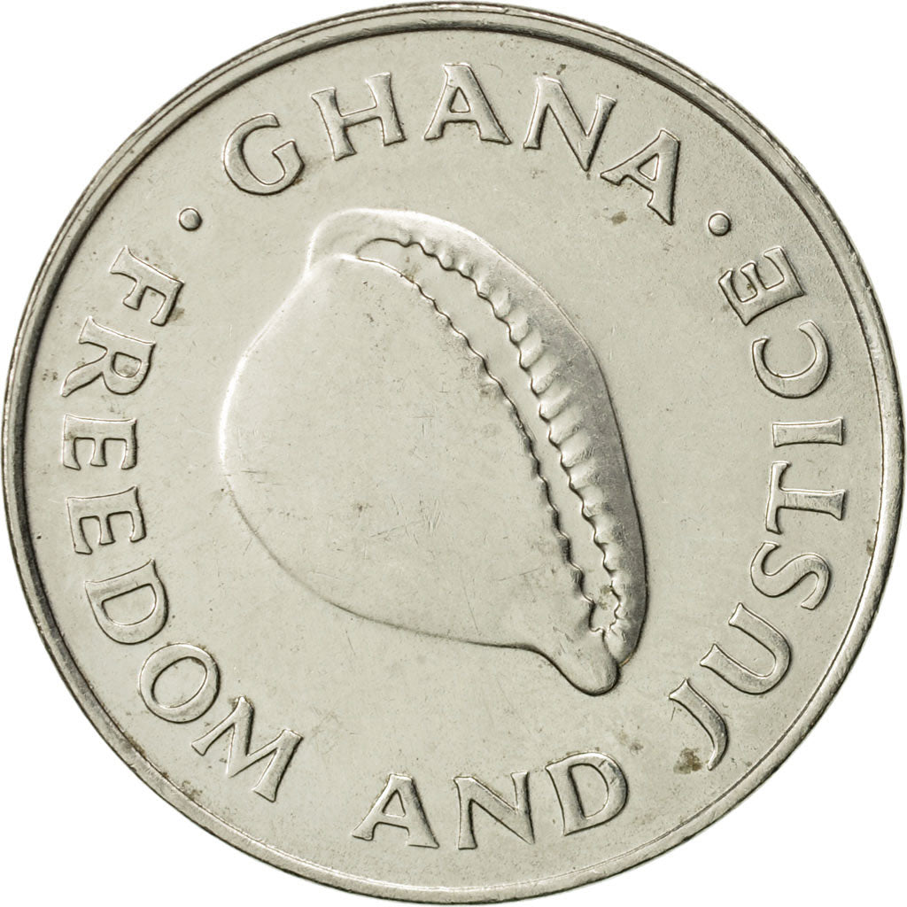 Moneda, Ghana, 20 Cedis, 1991, EBC, Níquel recubierto de acero, KM:30
