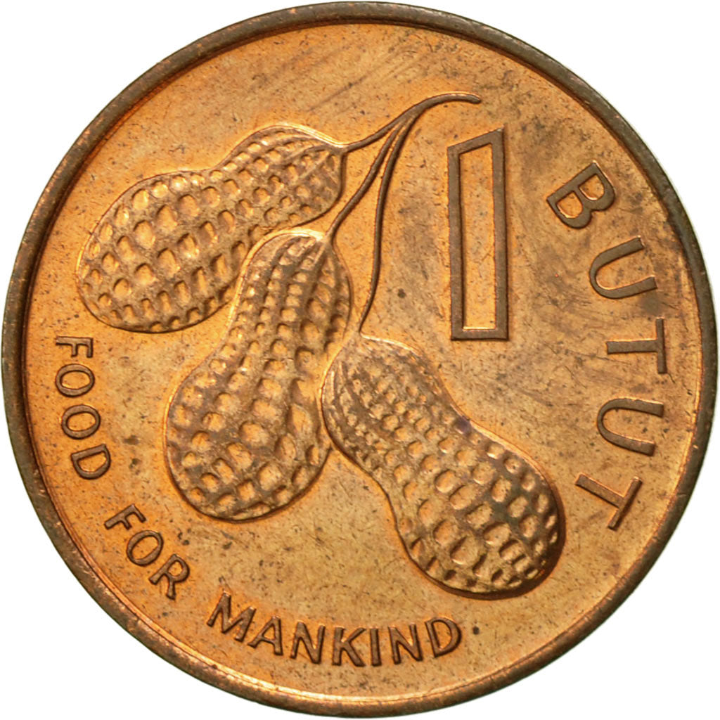 Coin, GAMBIA, THE, Butut, 1985, EF(40-45), Bronze, KM:14