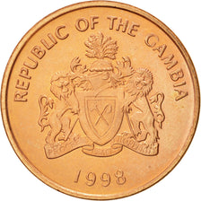 Moneda, GAMBIA, LA, 5 Bututs, 1998, EBC, Cobre chapado en acero, KM:55