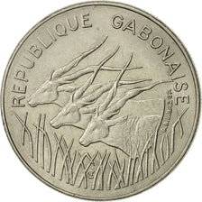 Gabun, 100 Francs, 1978, Paris, SS+, Nickel, KM:13