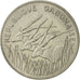 Gabón, 100 Francs, 1978, Paris, MBC+, Níquel, KM:13