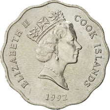 Isole Cook, Elizabeth II, Dollar, 1992, Franklin Mint, SPL-, Rame-nichel, KM:37