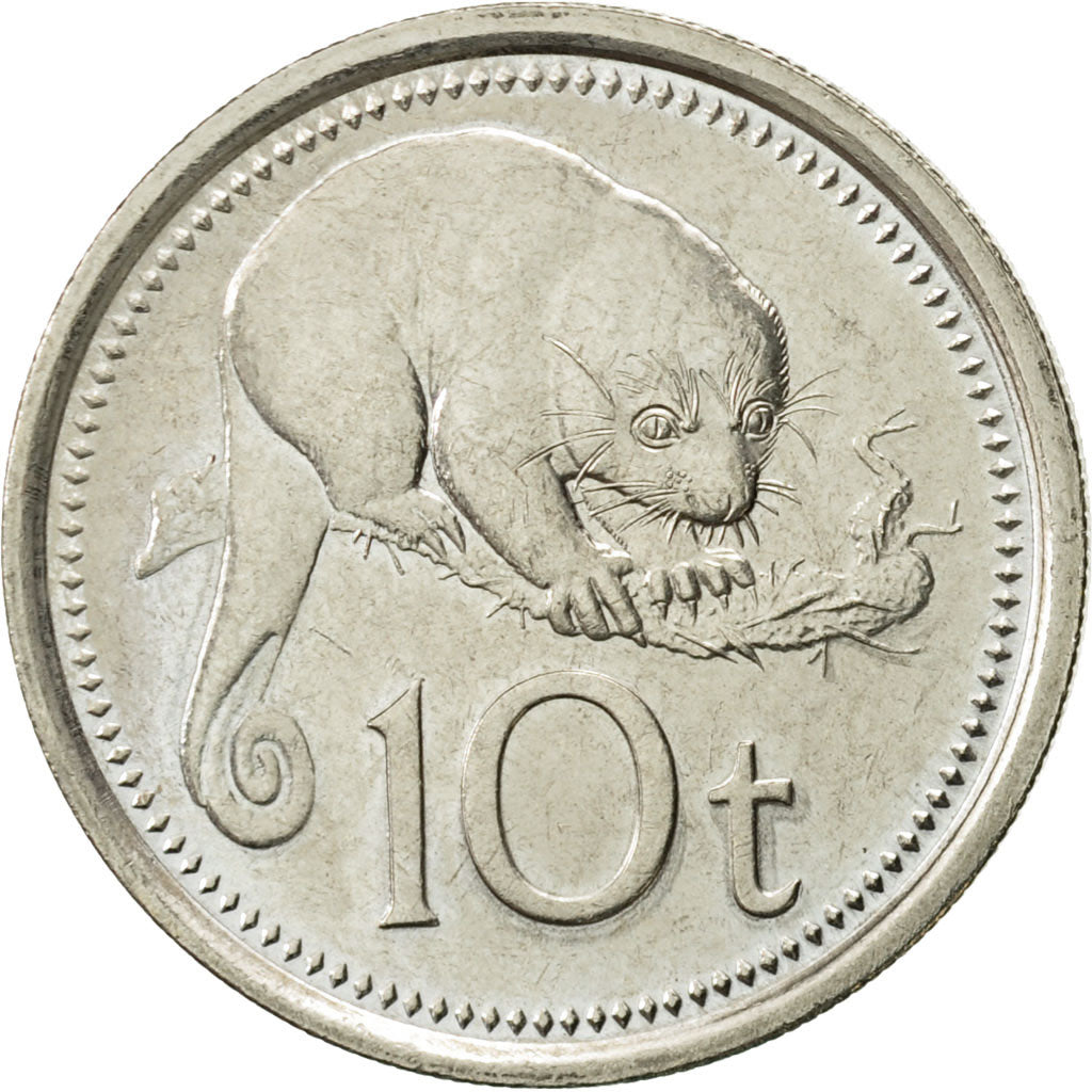 Monnaie, Papua New Guinea, 10 Toea, 1996, SUP, Copper-nickel, KM:4