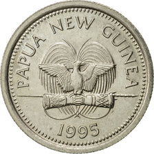 Moneta, Papua Nuova Guinea, 5 Toea, 1995, SPL-, Rame-nichel, KM:3