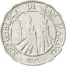 Coin, San Marino, 10 Lire, 1974, Rome, AU(55-58), Aluminum, KM:33