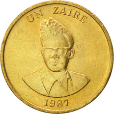 Zaire, Zaire, 1987, AU(55-58), Brass, KM:13