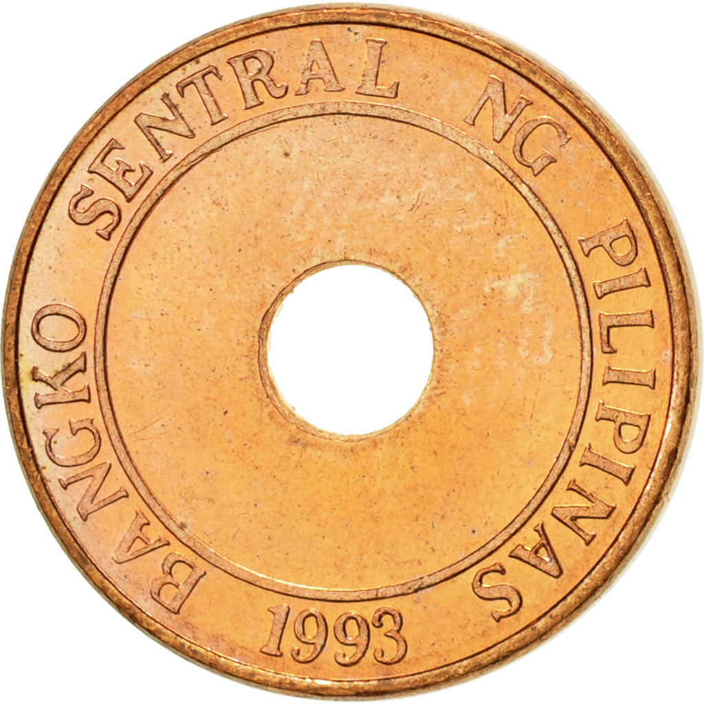 Munten, Fillipijnen, 5 Sentimos, 1995, PR, Copper Plated Steel, KM:268