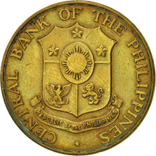 Philippines, 5 Centavos, 1964, AU(50-53), Brass, KM:187