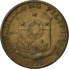 Coin, Philippines, 5 Sentimos, 1970, EF(40-45), Brass, KM:197