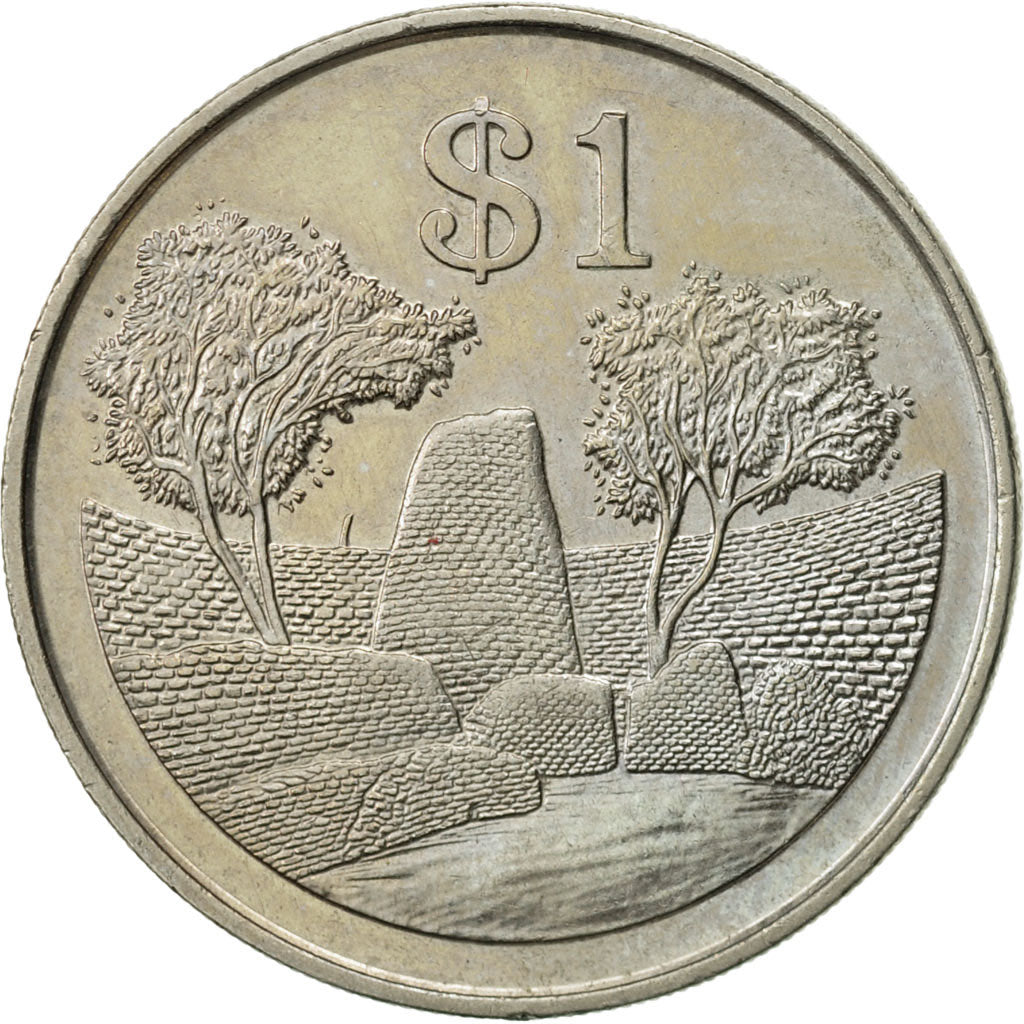 Zimbabwe, Dollar, 1980, EF(40-45), Copper-nickel, KM:6